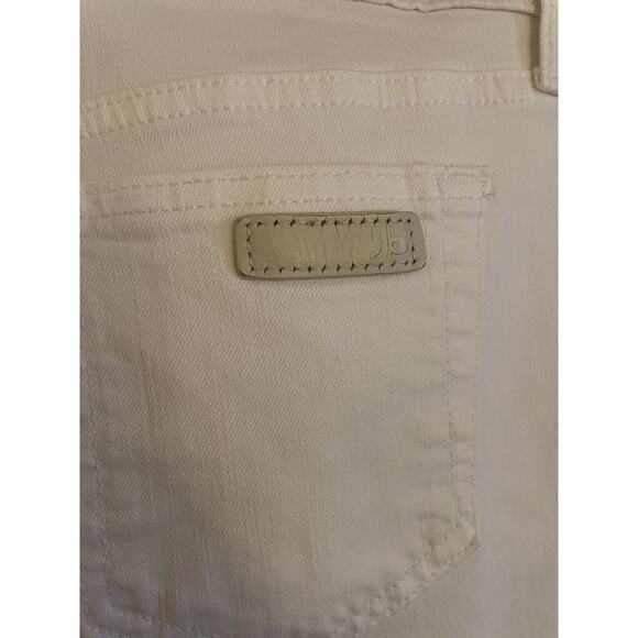 Joe's Jeans Women's 28 Capri White Annie Denim Mid-Rise Cropped Cotton - Picture 7 of 10